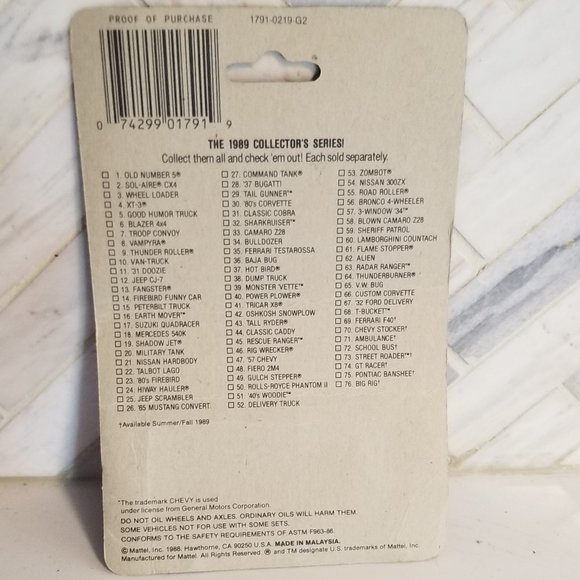 Hot Wheels Mattel Speed Fleet - Picture 3 of 4